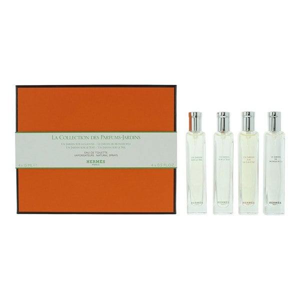 Hermes La Collection Des Parfums - Jardins 4 Piece Gift Set: Eau de Toilette 4 x 15ml