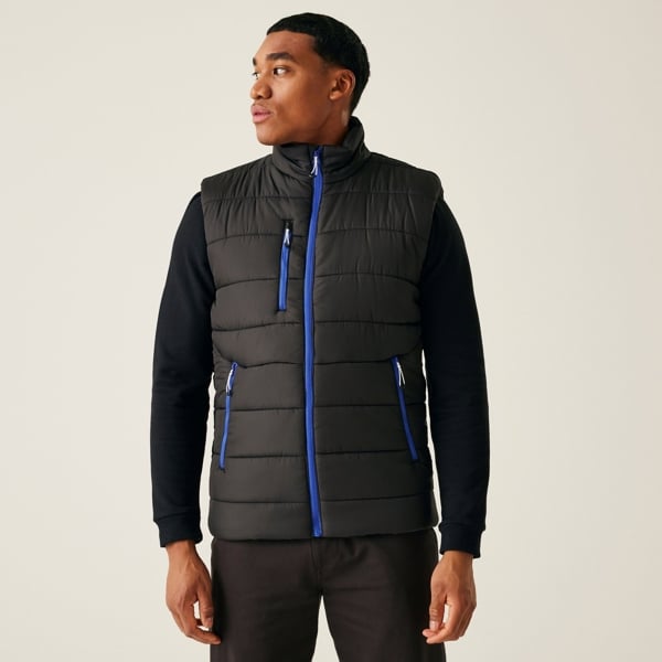 Regatta Mens Navigate Thermal Body Warmer - Black New Royal