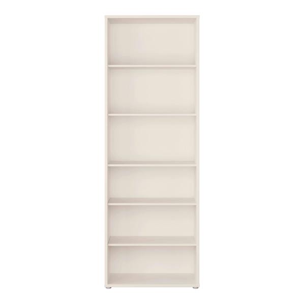 Furniture To Go Alice Springs Tall Wide Bookcase with 5 Shelves in Sand
