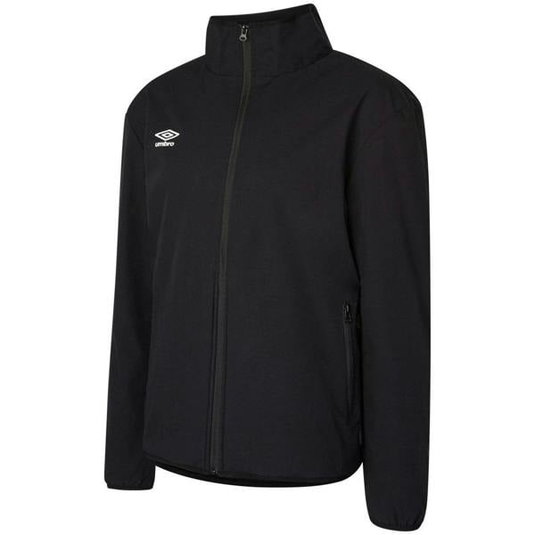 Umbro Mens Club Essential Bonded Jacket - Black/White - 