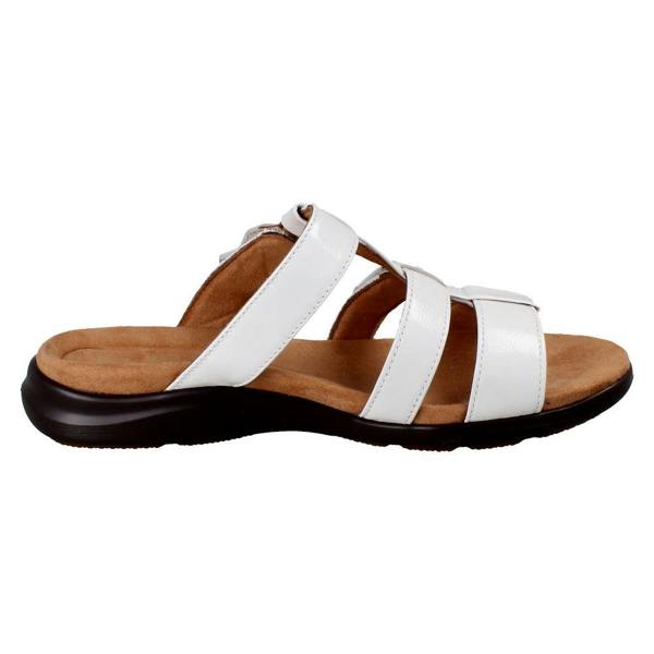 Clarks Ladies Clarks Triple Strap Summer Sandals Kitly Pearl