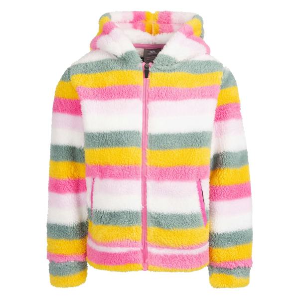 Trespass Childrens/Kids Wonderful Stripe Fleece Jacket - Pale Pink - 