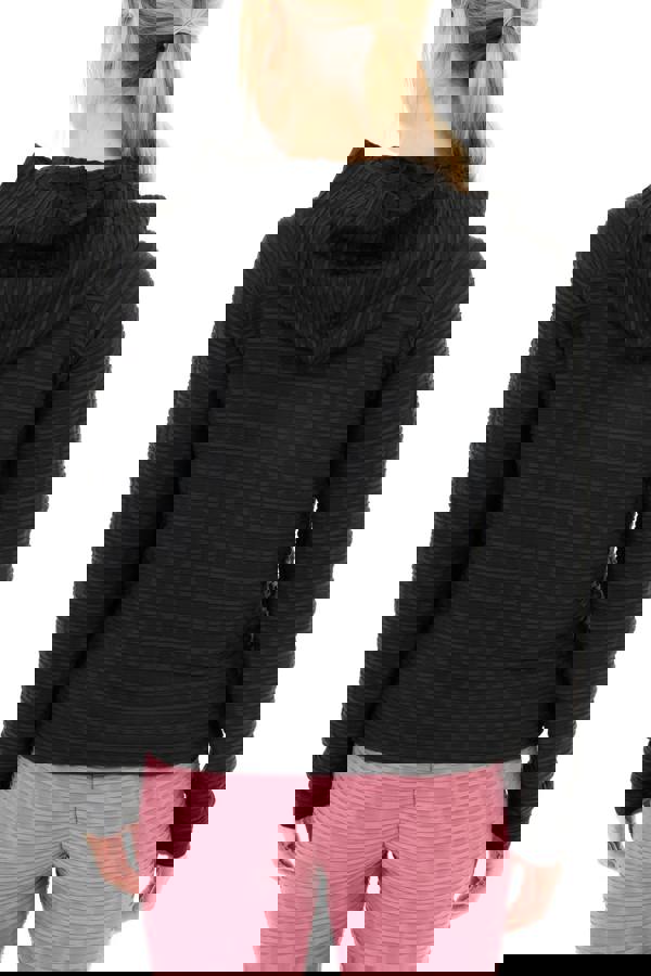 Smart Living Women's Full-Zip Honeycomb Textured Jacket - Black