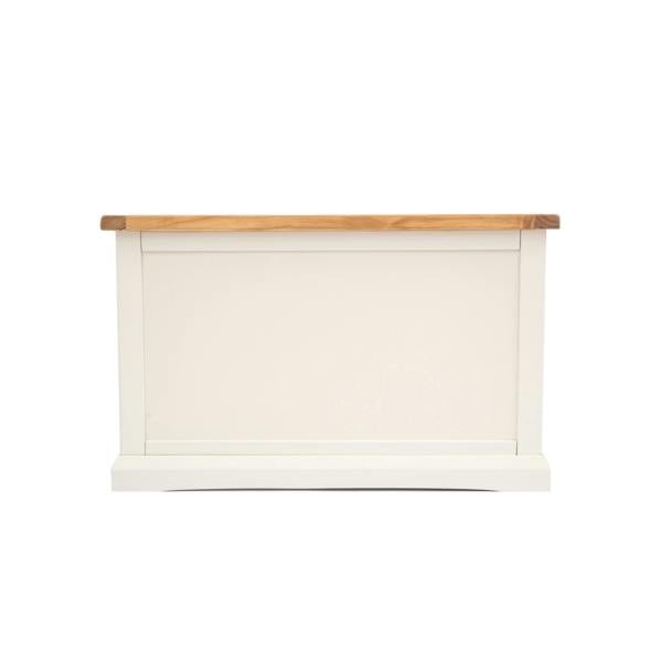 Castelli Off White Blanket Box Ottoman