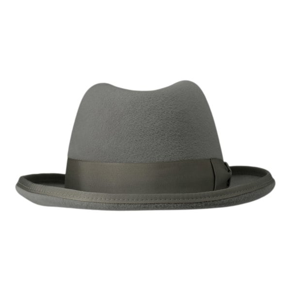 Gamble & Gunn Luxury Grey Fur Felt Homburg