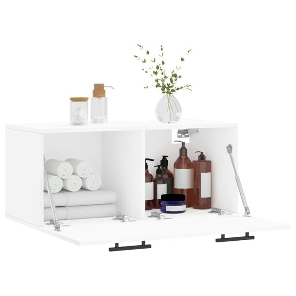 Berkfield Wall Cabinet White 80x36.5x35 cm Engineered Wood