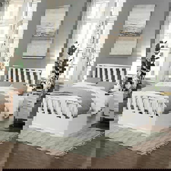 Flintshire Furniture Alyn 5ft White Ottoman