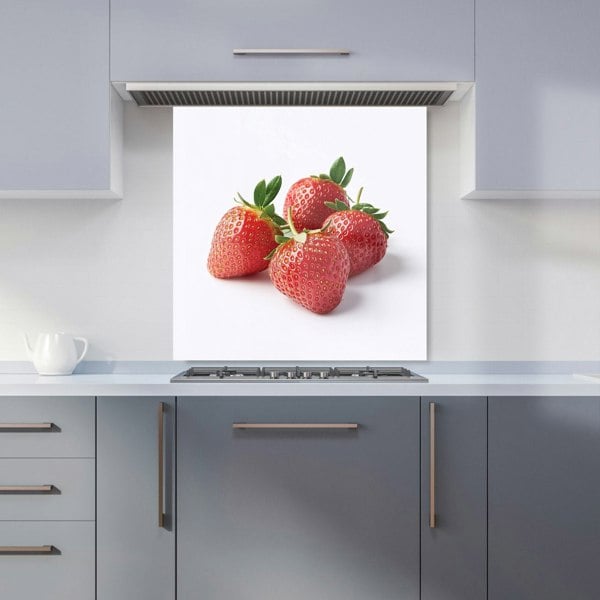 Warren Reed - Designer Cluster of Fresh Strawberries Kitchen Splashback