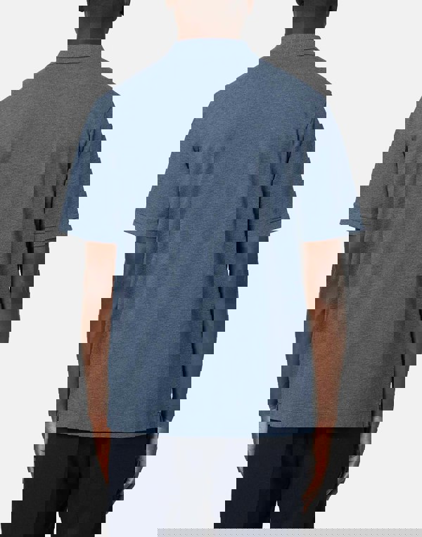 Men's Cotton Polo – Heather Blue - British Boxers