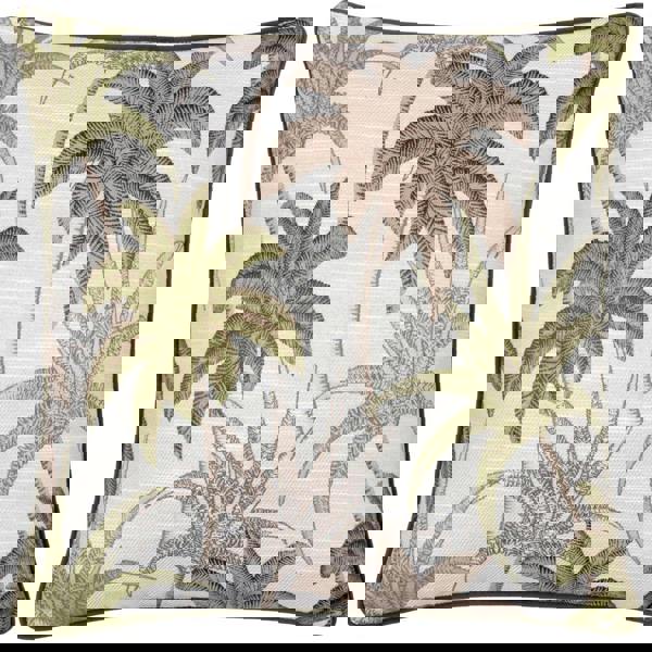 Wylder Galapagos Jacquard Piped Cushion Cover - Green