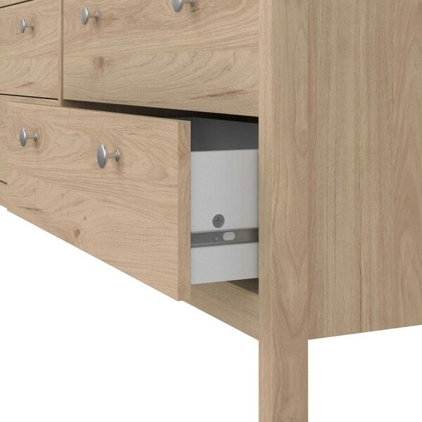 Wyld Haus Gossmere Hickory Oak Effect Chest 8 Drawers