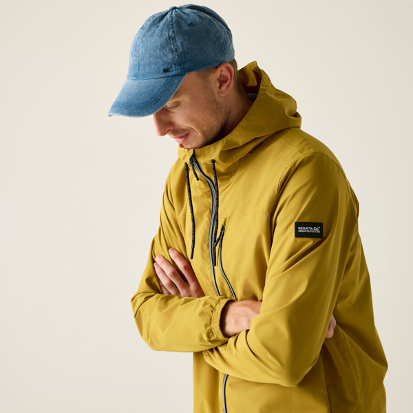 Regatta Mens Shorebay Waterproof Jacket - Wood Brown/Black