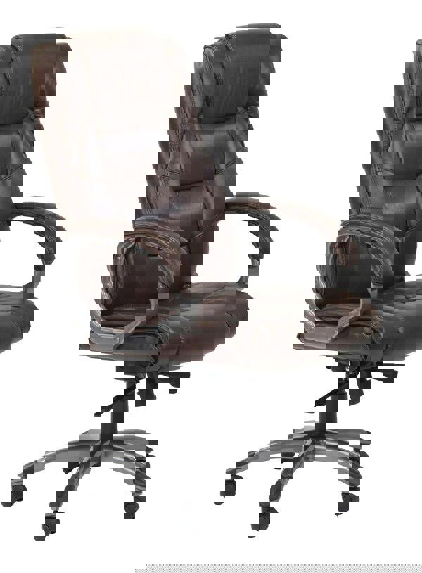 Dorel Home Northland Office Chair with high back in brown