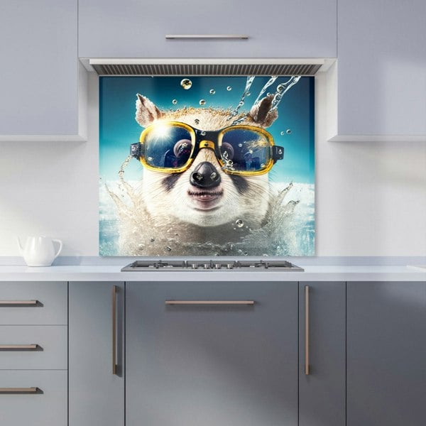 Warren Reed - Designer Mouse With Glasses Splashart Kitchen Splashback