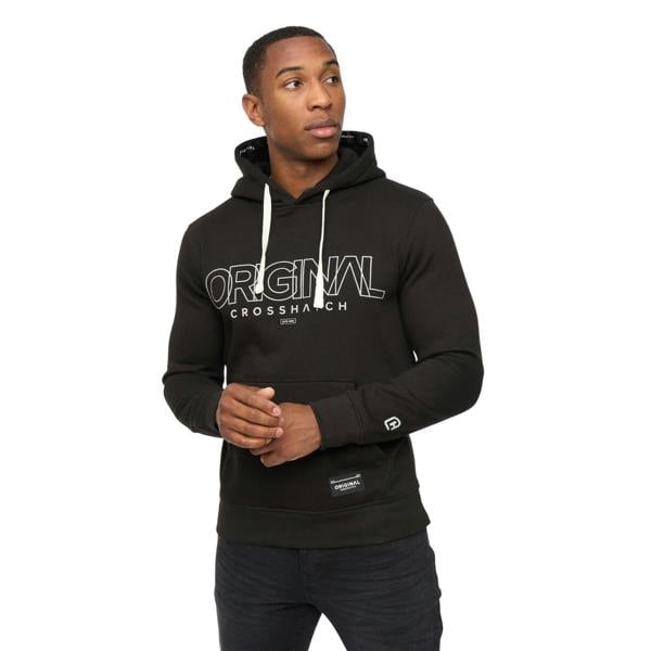 Crosshatch Mens Carrimoore Hoodie - Black - 