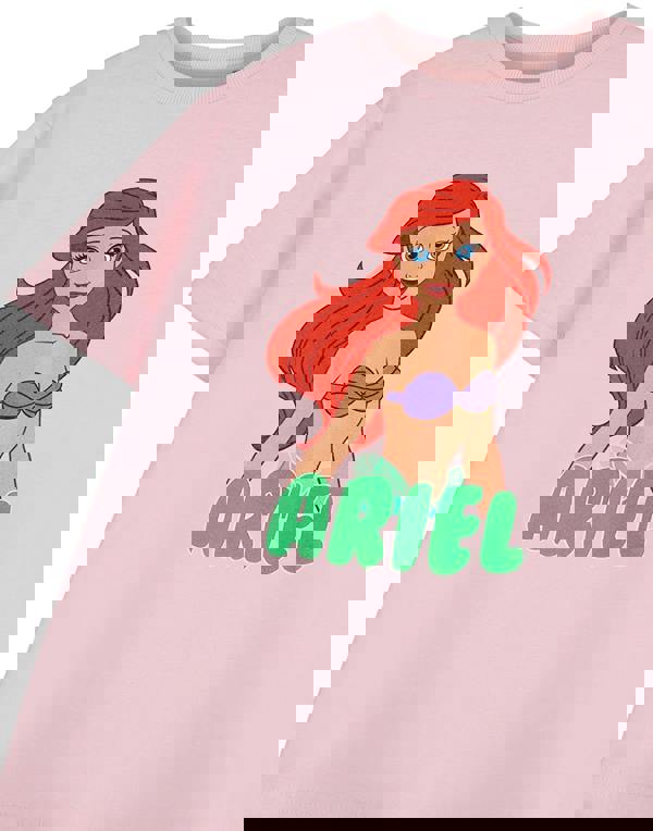 Disney Girls Pink Ariel Short Sleeved T-Shirt