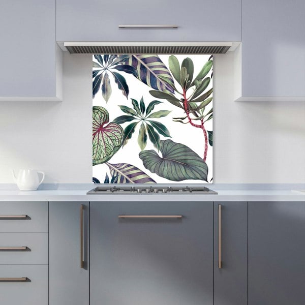 Warren Reed - Designer Watercolor Tropical Leaf Kitchen Splashback