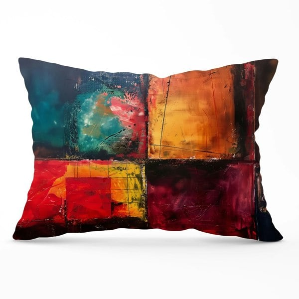 Warren Reed Quadrant Fusion: Colours In Conflict Cushions