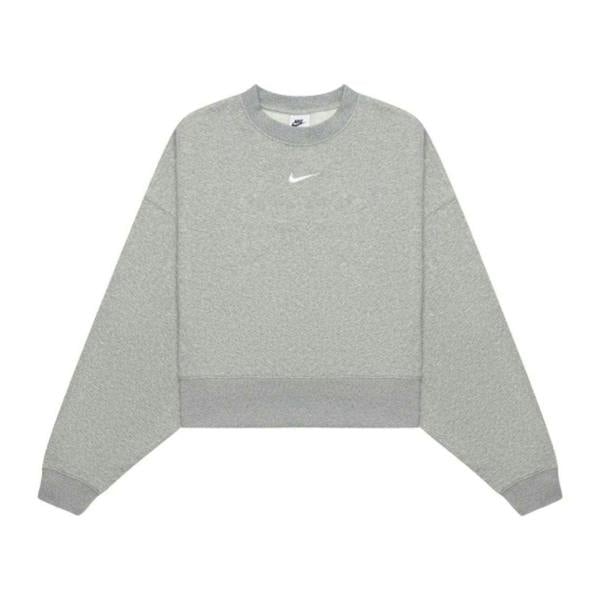 Nike Womens/Ladies Swoosh Logo Sweatshirt - Grey - 