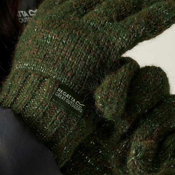Regatta Womens/Ladies Multimix Winter Gloves - Dark Khaki - 