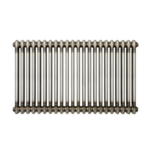 Monstershop Traditional 2 Column Radiator - 600 x 1010mm - Raw Metal