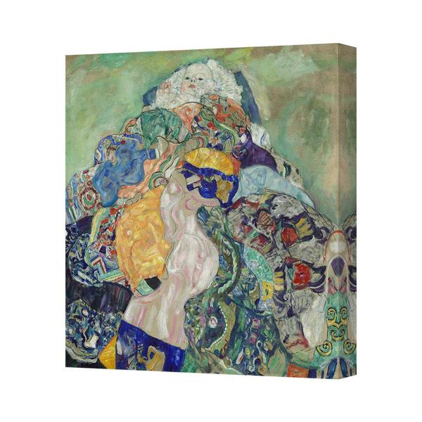 Benjamin Tate Design Contemporary Abstract Canvas Wall Art With Deep Wood Frame