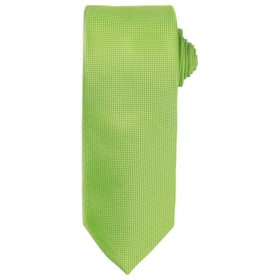 Premier Unisex Adult Micro Waffle Tie - Lime