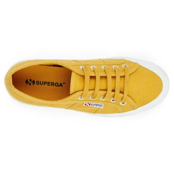 Superga Unisex Adult 2750 Cotu Classic Vegan Trainers - Yellow