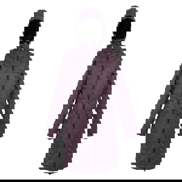 Regatta Womens/Ladies Romine II Waterproof Jacket - Deep Plum/Black - 