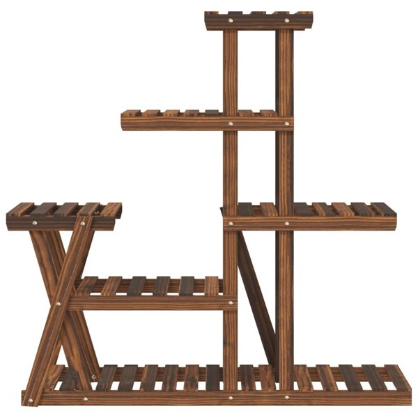 Berkfield Flower Stand 95x25x96 cm Solid Wood Fir