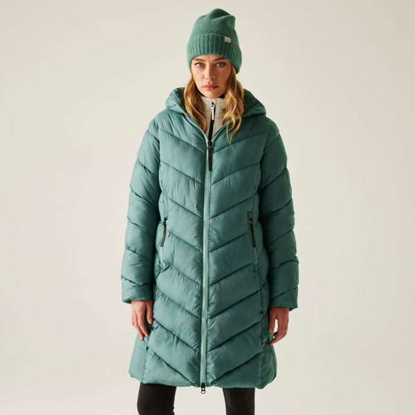 Regatta Womens Anita Padded Jacket - Green Haze