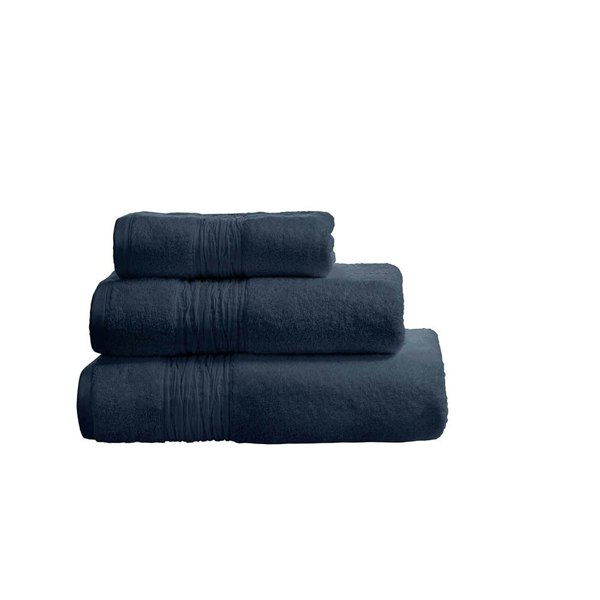 Lazy Linen Turkish 600 gsm Cotton Hand Towel - Navy