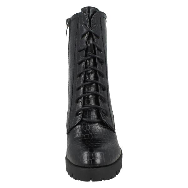 Spot On Ladies Spot On Lace Up Ankle Boot F51013