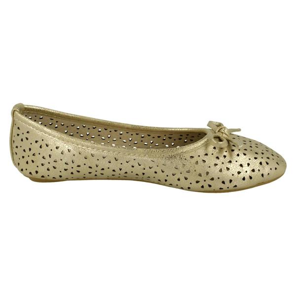 Spot On Girls Spot On Cut Out Detail Ballerina Flats