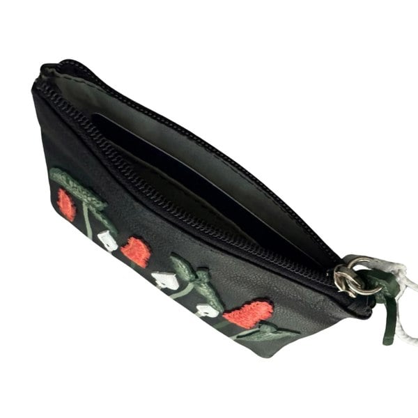 Mala Leather Aurora Floral Leather Coin Purse