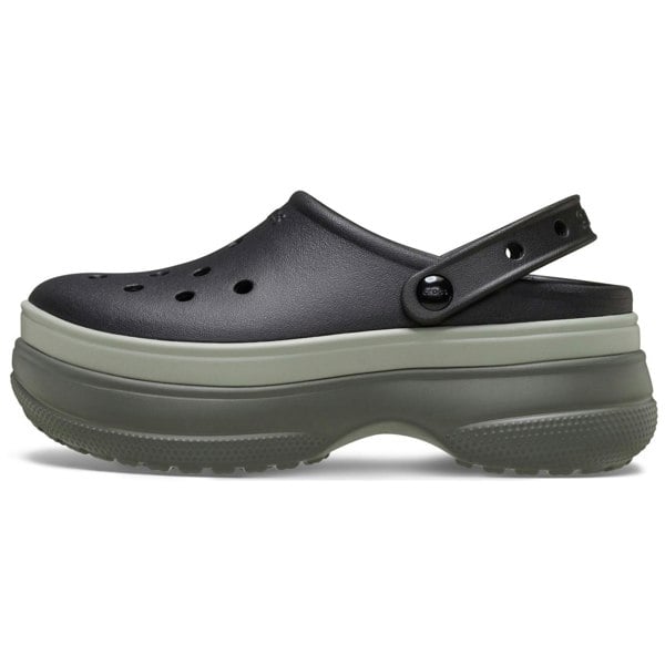 Crocs Classic Stacked Thermoplastic Black Clogs
