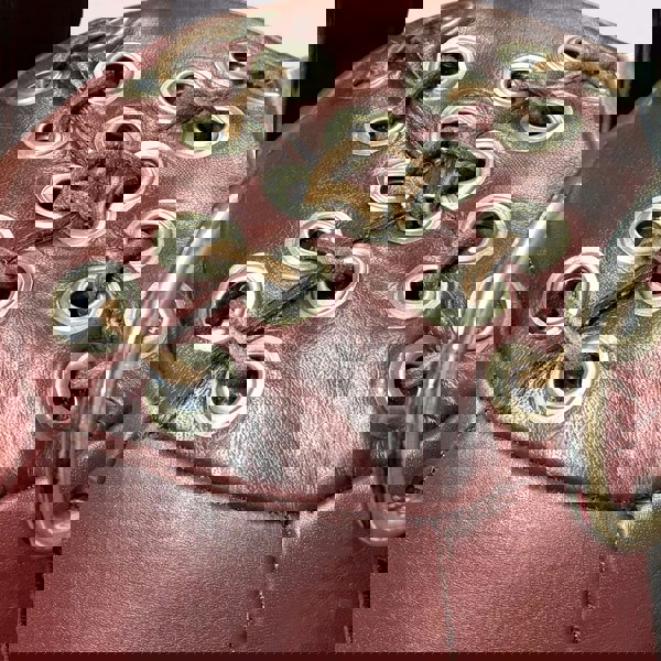 Tuf Wear Oxblood Leather Wrecking Ball (Large Maize Bag)