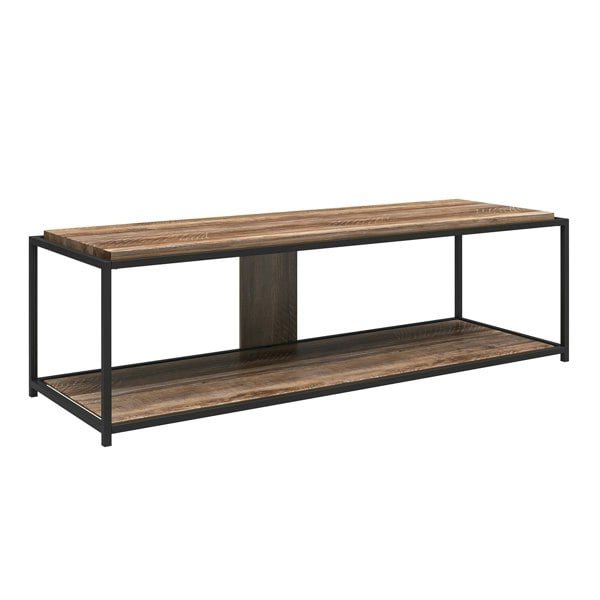 Dorel Home Quincy TV-Stand in Weathered Oak