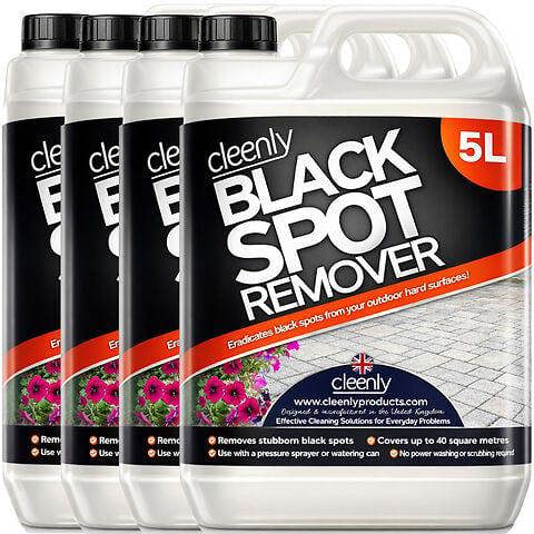 Cleenly Black Spot Remover - Breaks Down Black Spots & Cleans Dirt and Grime Patio Driveway 20L