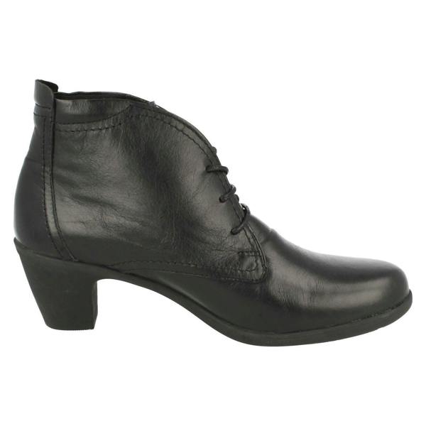 DB Shoes Ladies Easy B Wide Ankle Boots Jo
