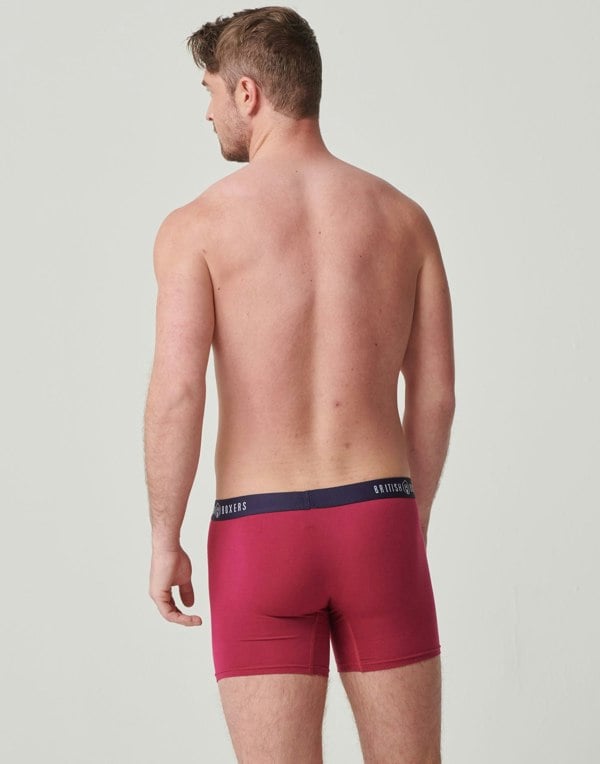 Bamboo Stretch Trunks – Rio Red - British Boxers