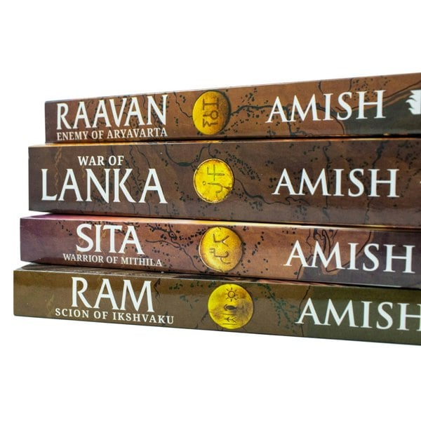 The Ram Chandra Series 4 Book Set by Amish Tripathi (Ram, Sita, Raavan, Warrior of Mithila)