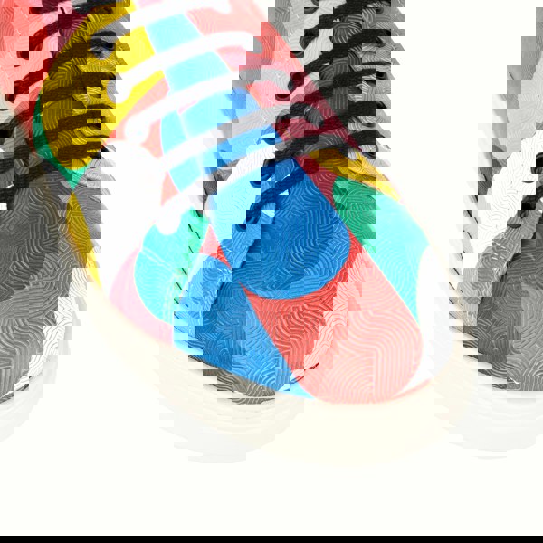 Embassy London Sun City - Groovy - Men's white sole trainer in eye catching soft leather