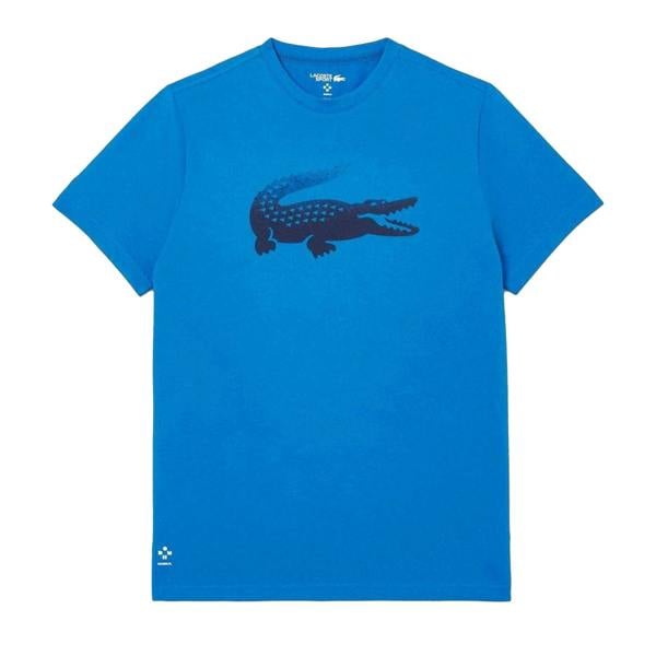 Lacoste Mens Daniil Medvedev T-Shirt - Blue - 