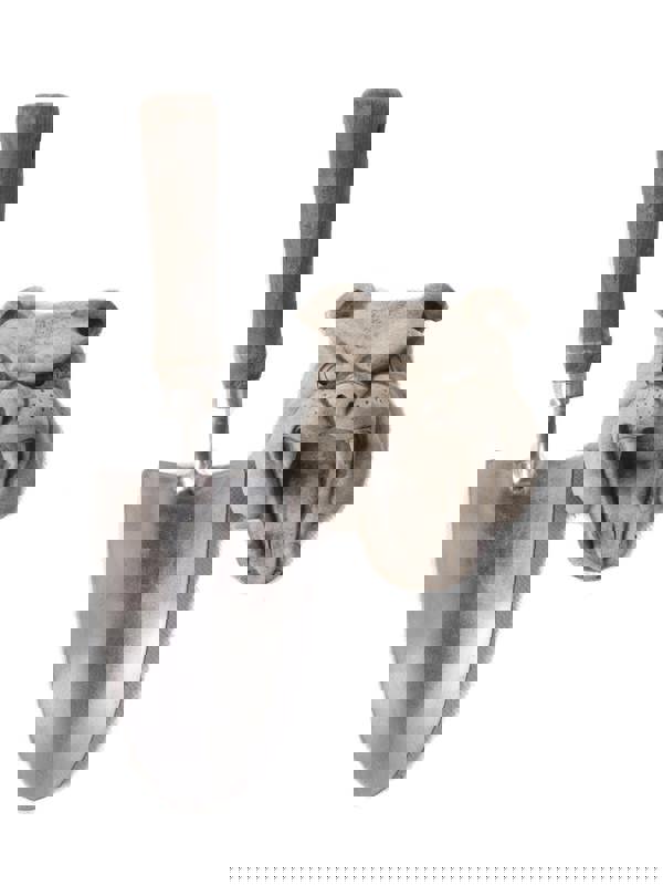 Bulldog Head Stone Wall Plaque