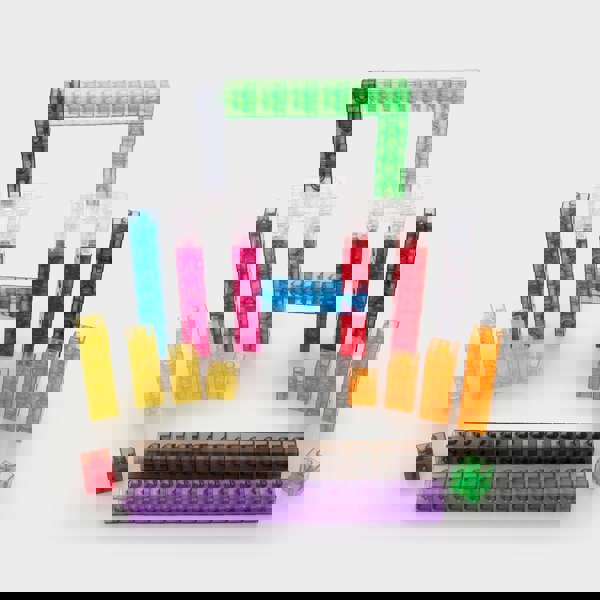 tickit Translucent Colour Linking Cubes