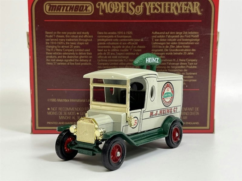 MCSlots Model T Ford 1912 H J Heinz Company Models of Yesteryear Matchbox Y12D S5