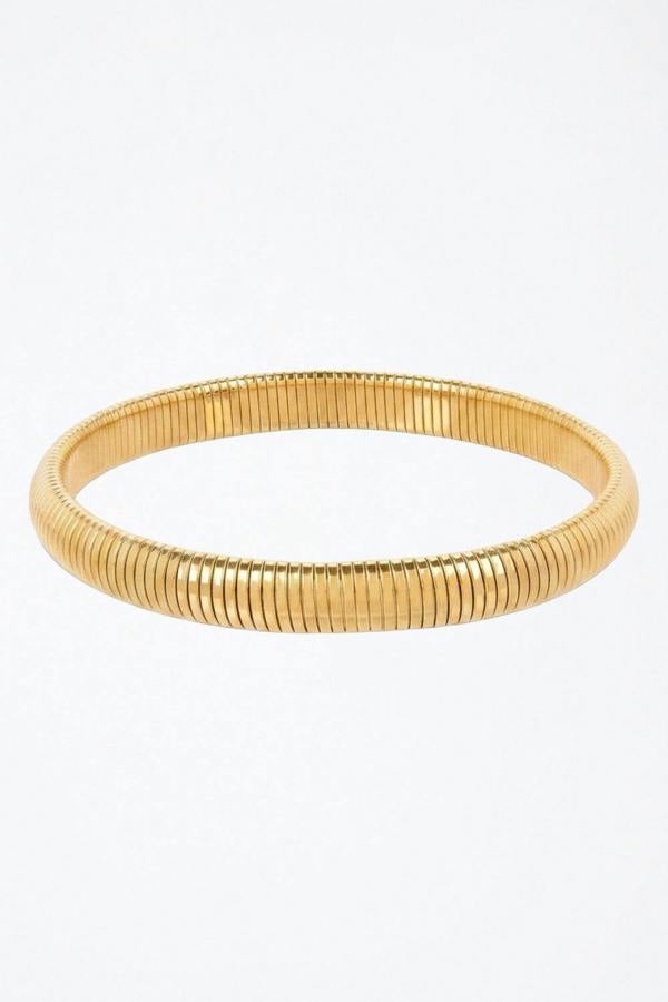 Serla Gold Plated Snake Bangle