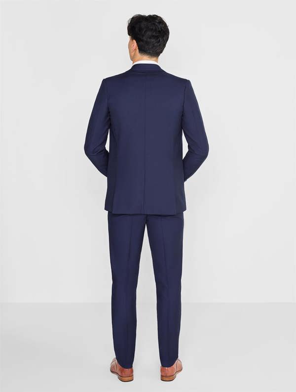 Navy and brown page boy outfit