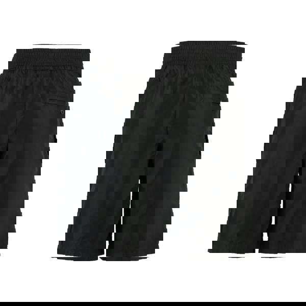 Dolce & Gabbana Silver Plaque Plate Drawstring Swim Shorts   in  Black